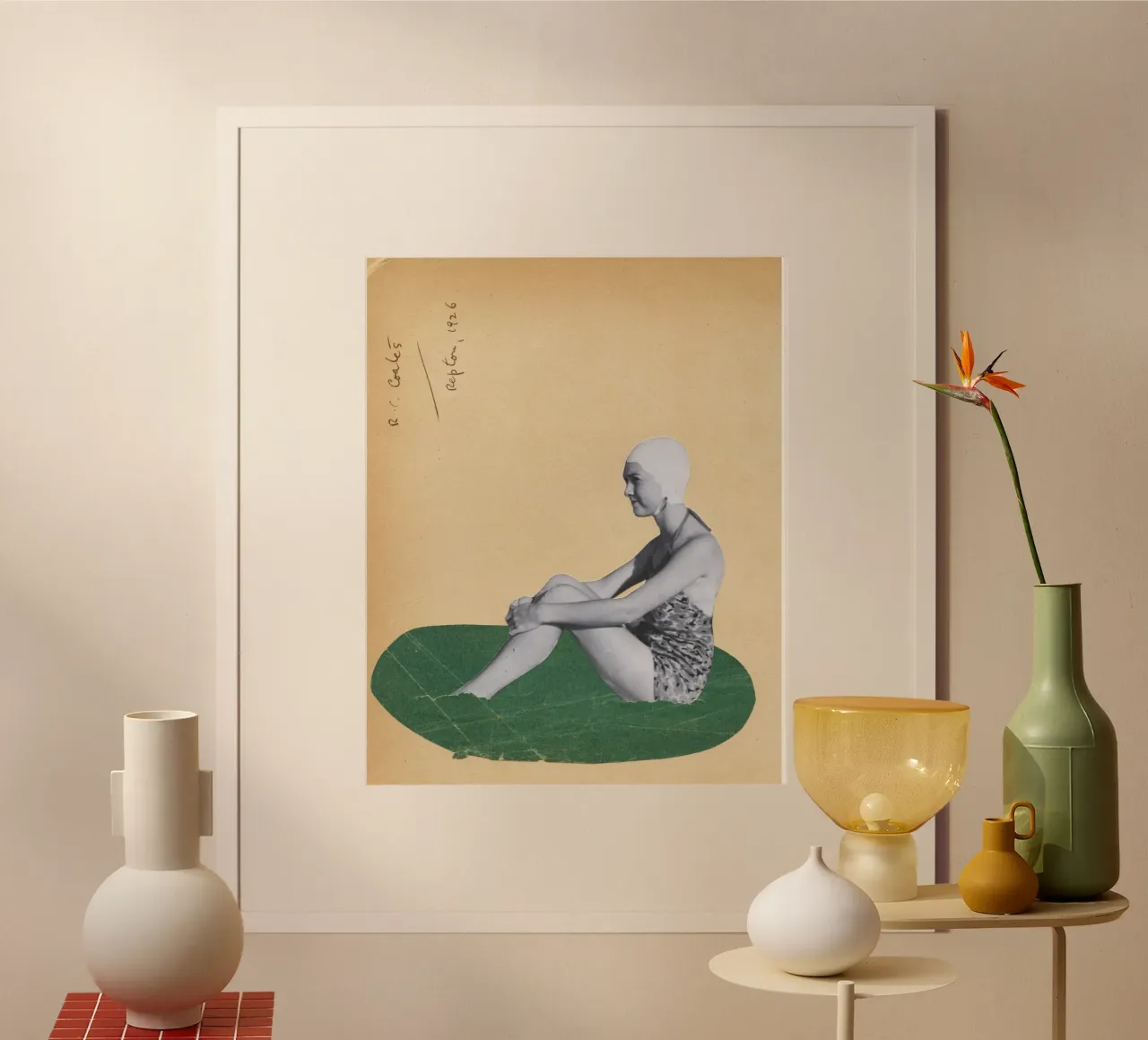 Beach Puddle poster by Cassia Beck Collage