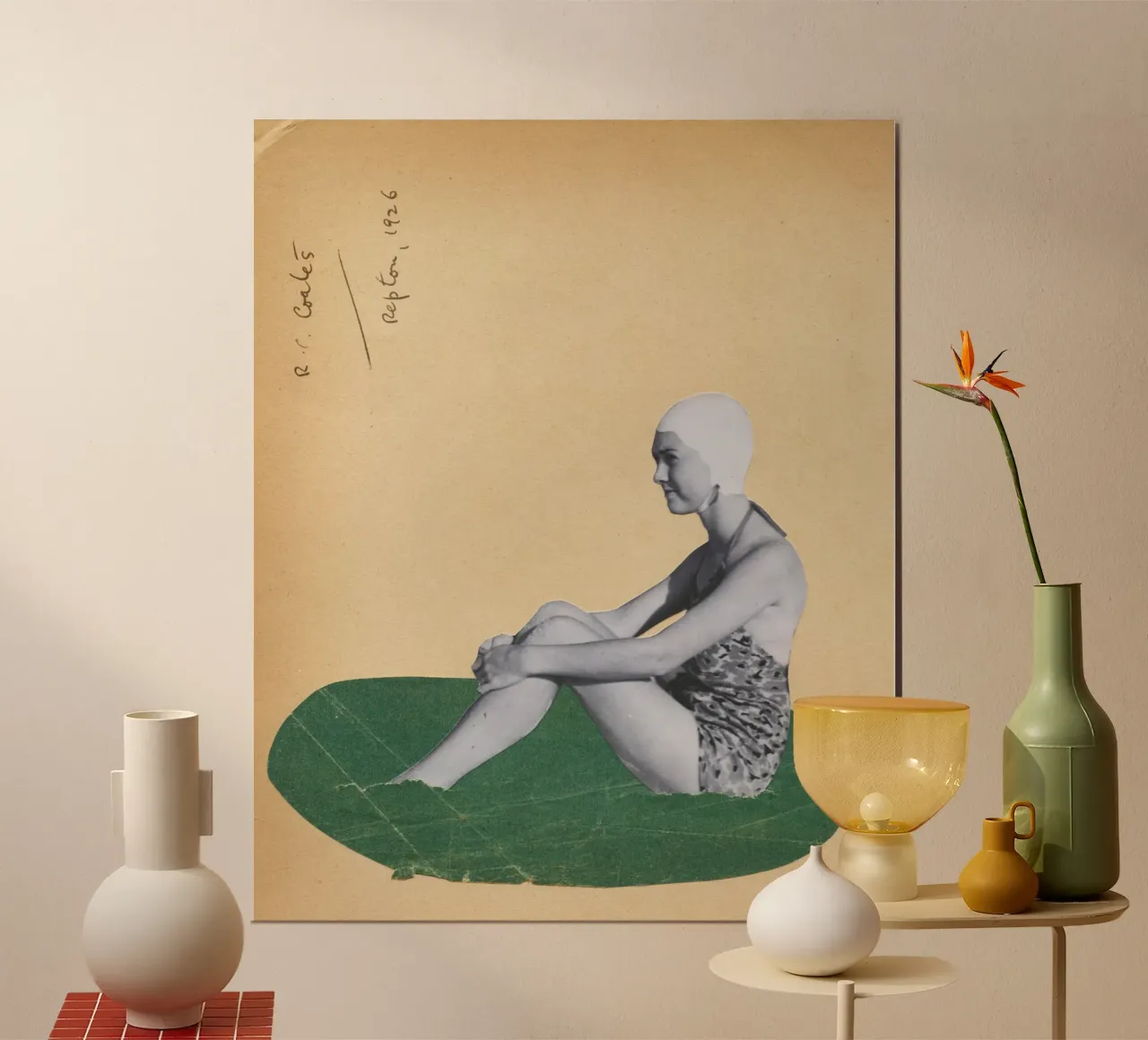 Beach Puddle poster by Cassia Beck Collage