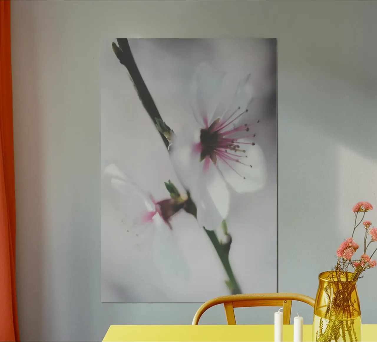 Sussurri di primavera poster con telaio in plastica da PhotoVibe Decor