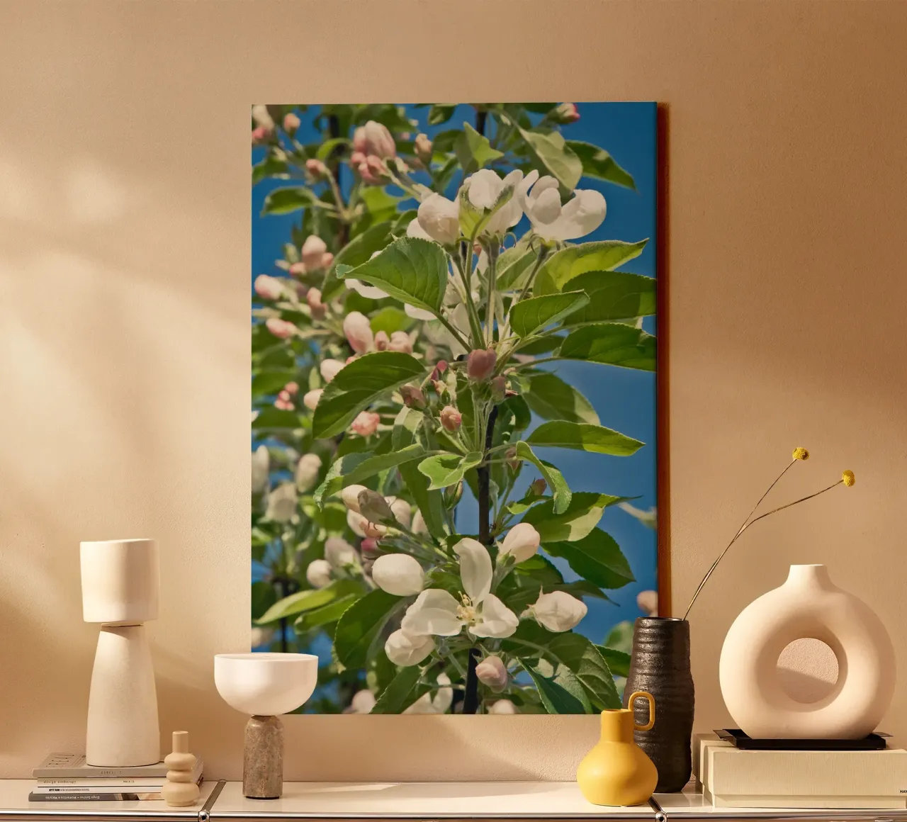 Whispers of Spring canvas with Floater frame by PhotoVibe Decor