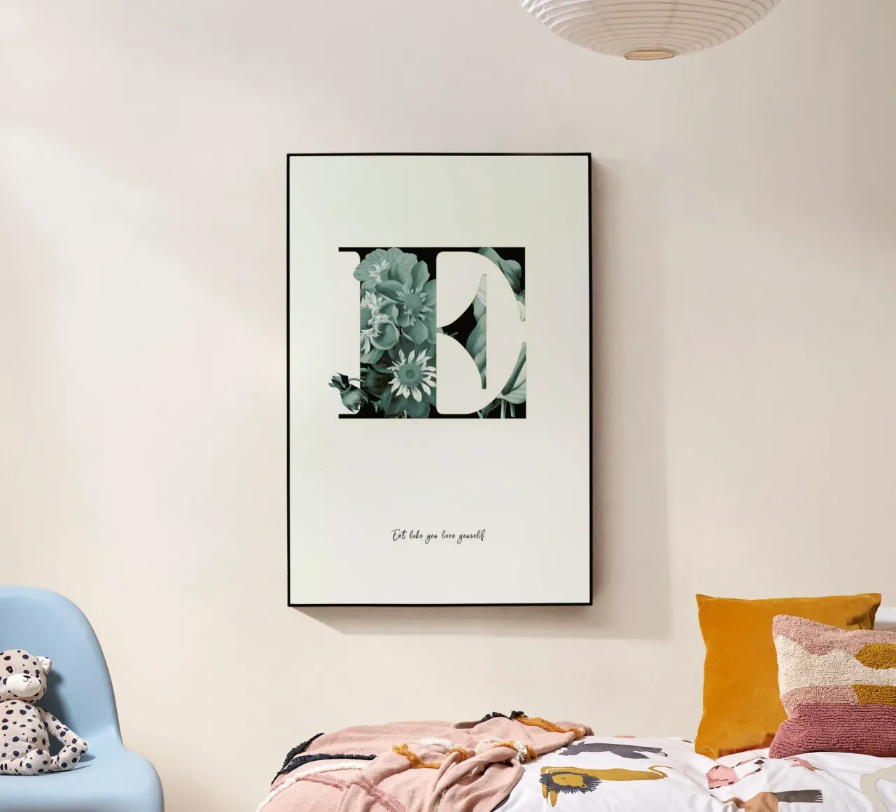 Flower Alphabet - E plexiglass da Froilein Juno