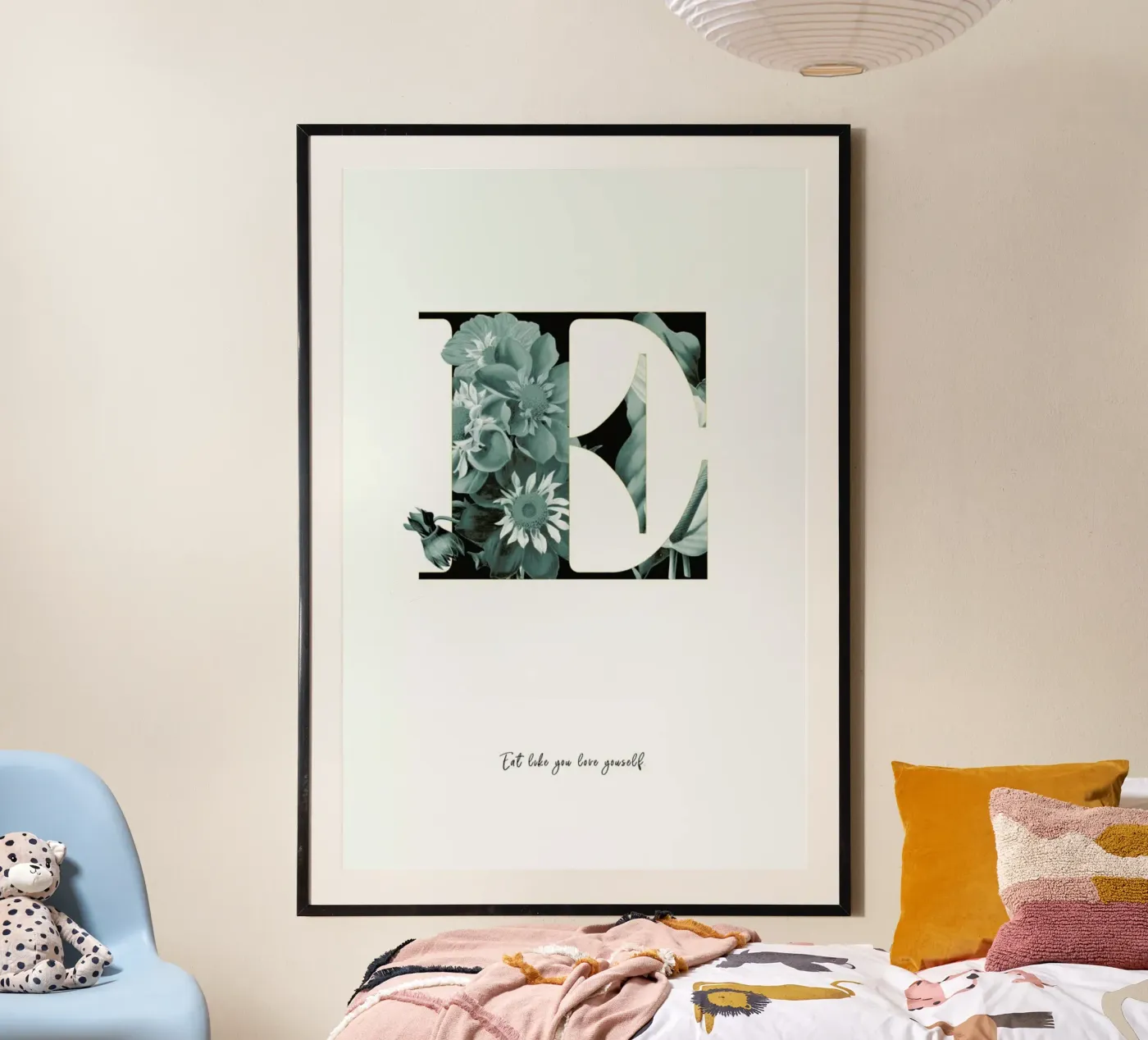 Flower Alphabet - E poster da Froilein Juno