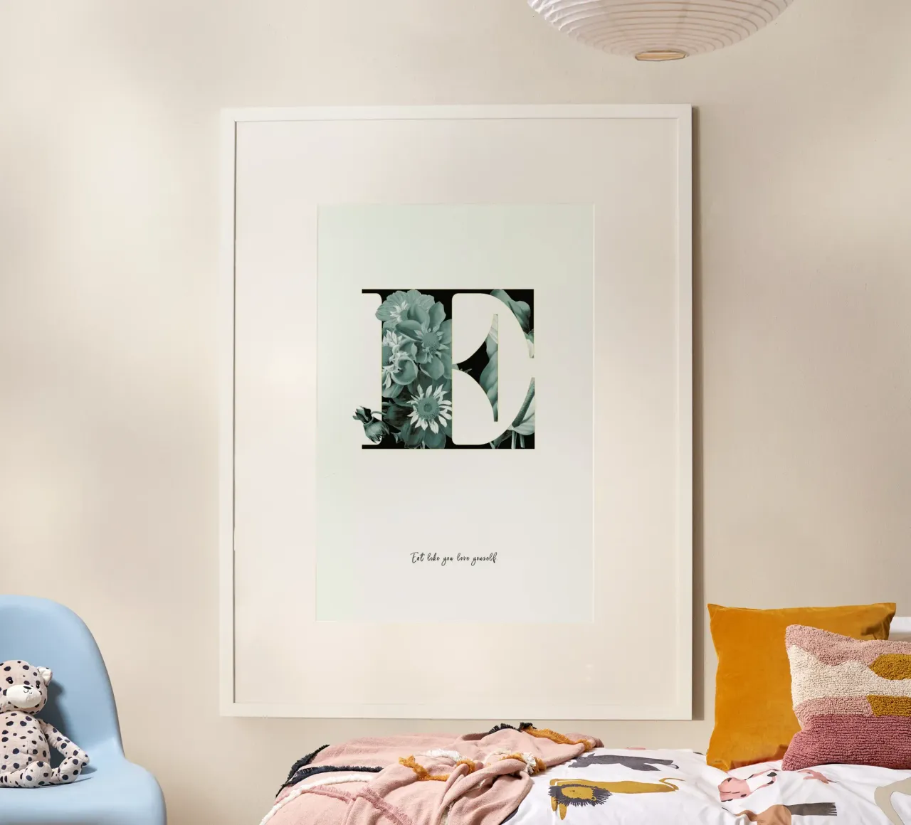 Flower Alphabet - E poster da Froilein Juno