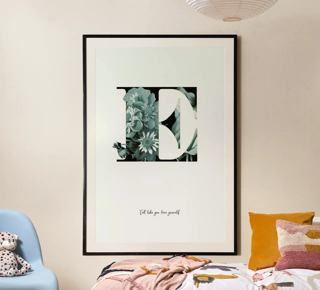 Flower Alphabet - E poster da Froilein Juno