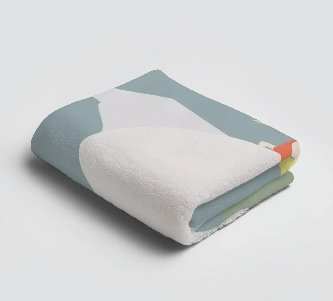 Den Lille Pige Og Elefanten towel by Swen Swensøn