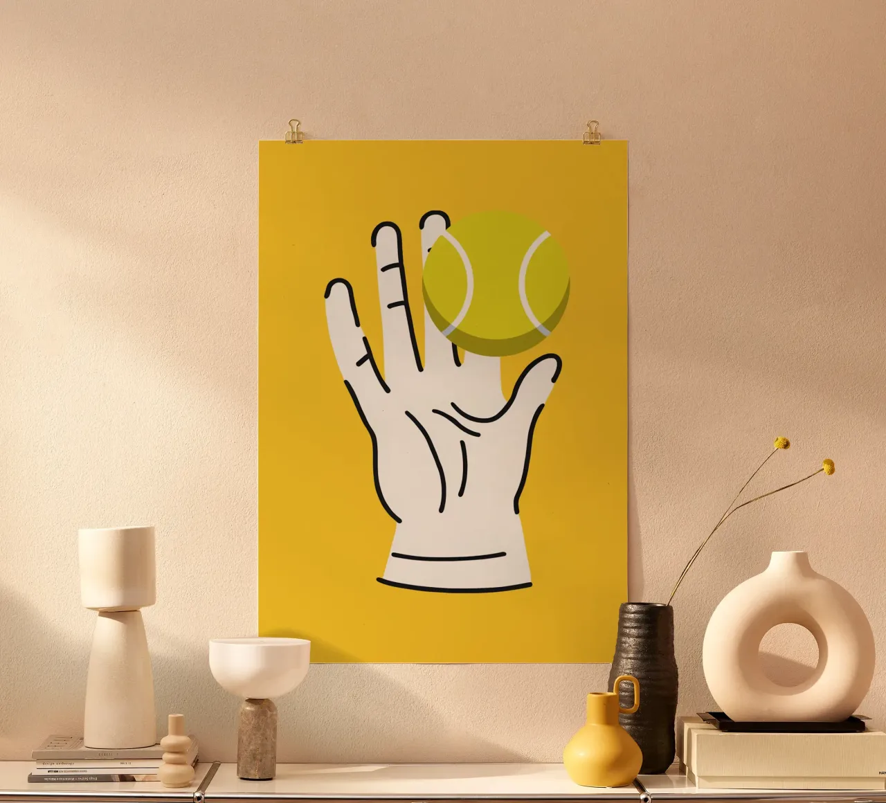 hand and the ball poster da ramosashop