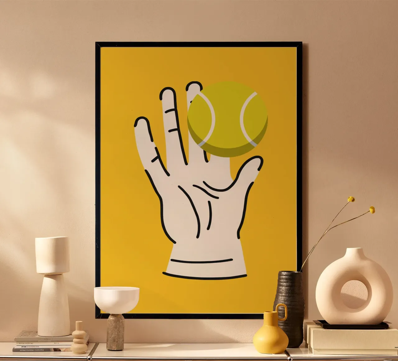 hand and the ball poster da ramosashop