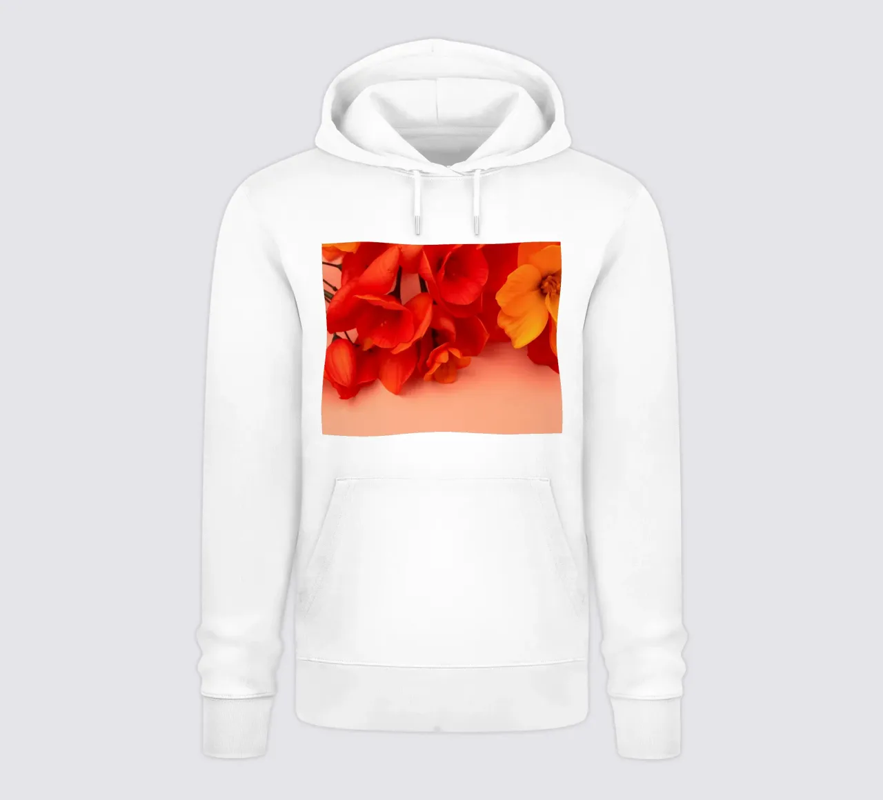 Fiori gialli e arancioni brillanti disposti in modo splendido felpa con cappuccio da DesignDoodle