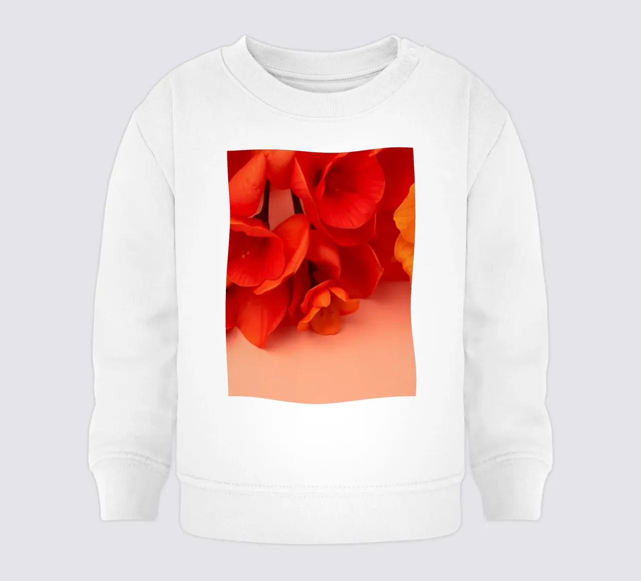 Fiori gialli e arancioni brillanti disposti in modo splendido felpa neonato da DesignDoodle