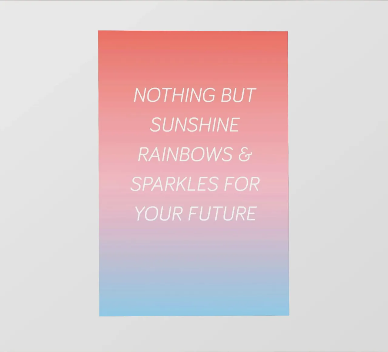 Your Future pellicola backlit da Oh Darling