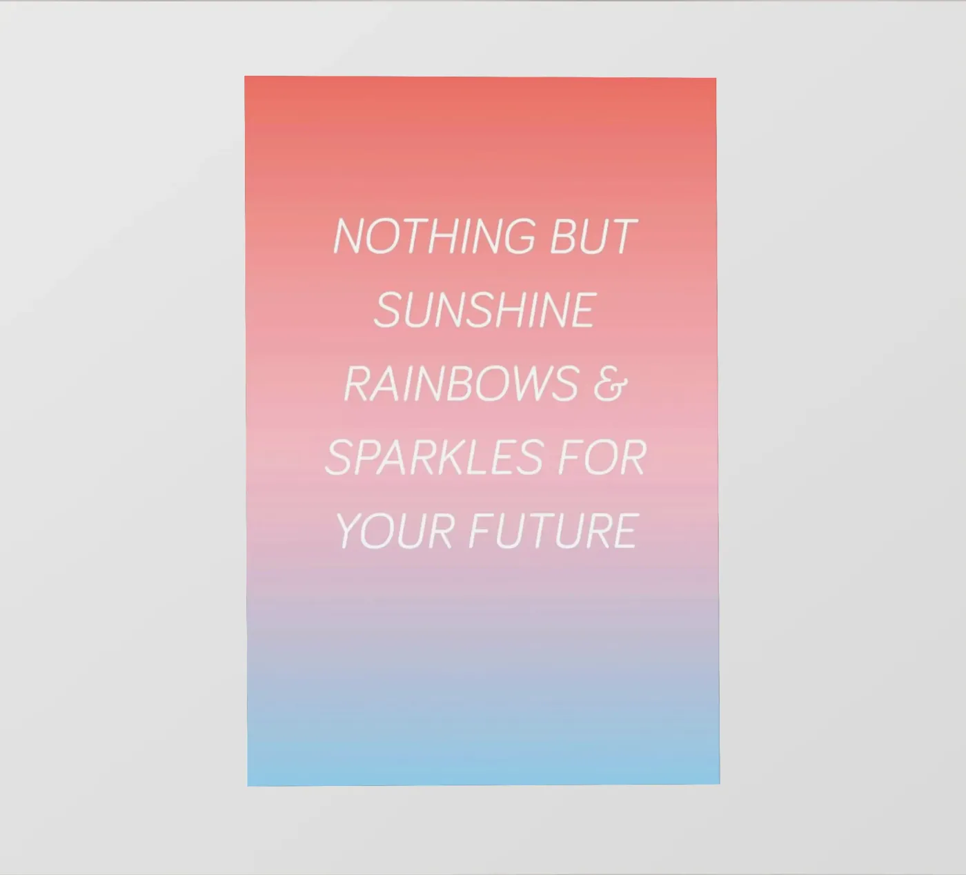 Your Future pellicola backlit da Oh Darling