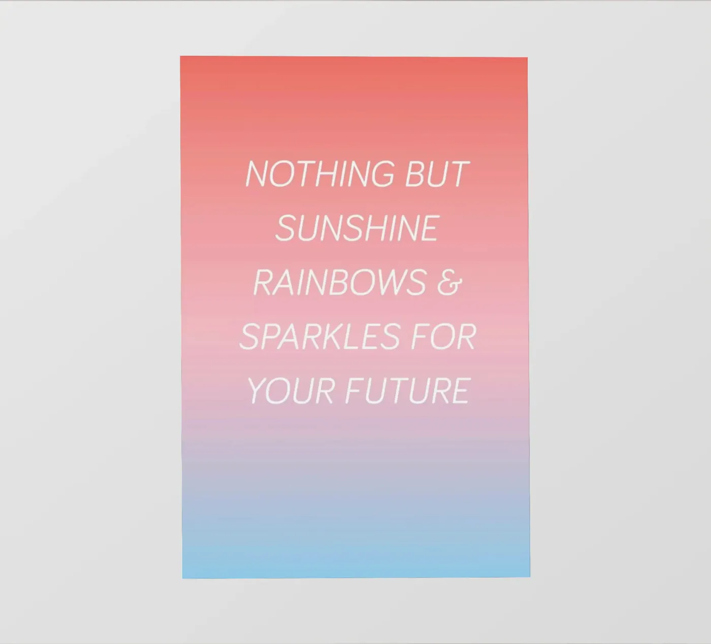 Your Future pellicola backlit da Oh Darling