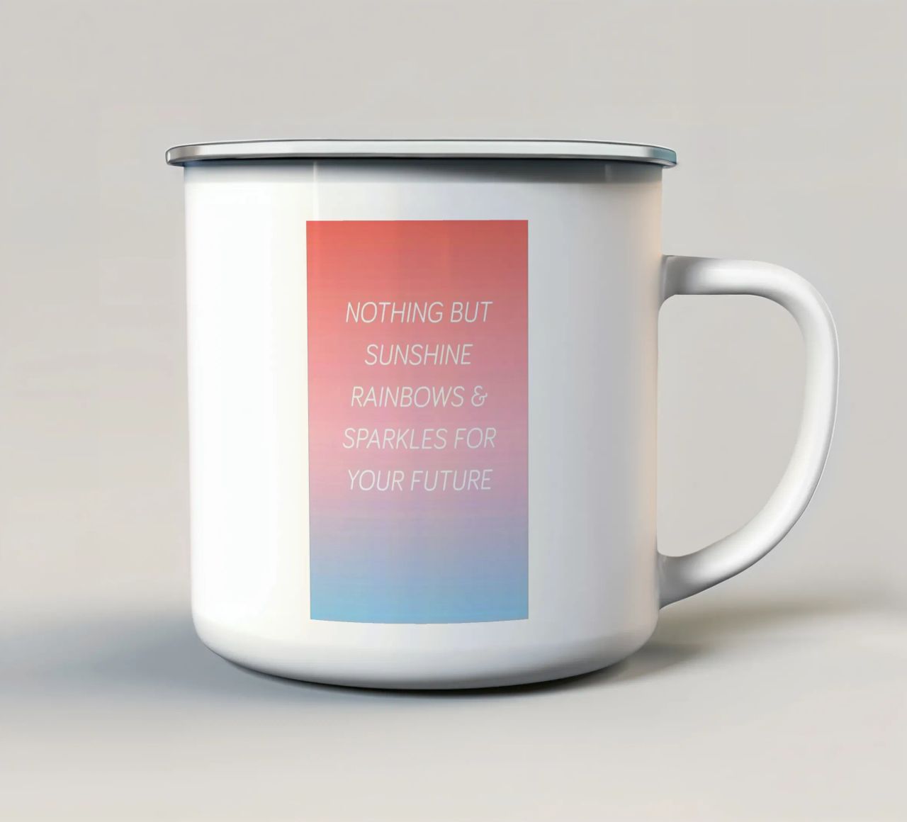 Your Future tazza in smalto da Oh Darling