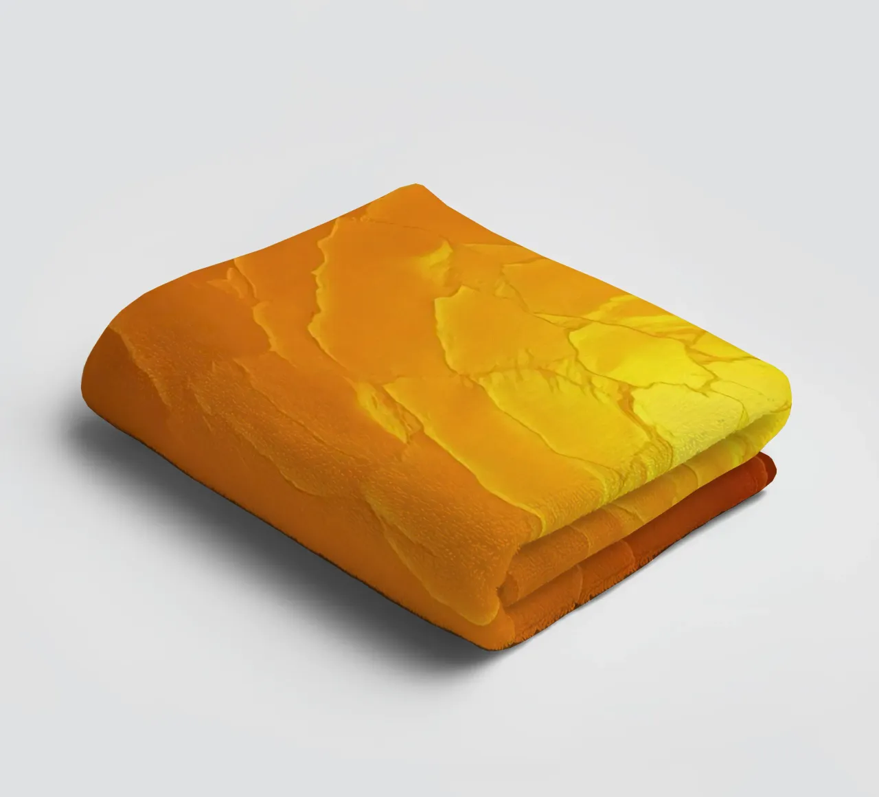 Abstract pattern resembling a warm sun with layered textures towel by DesignDoodle