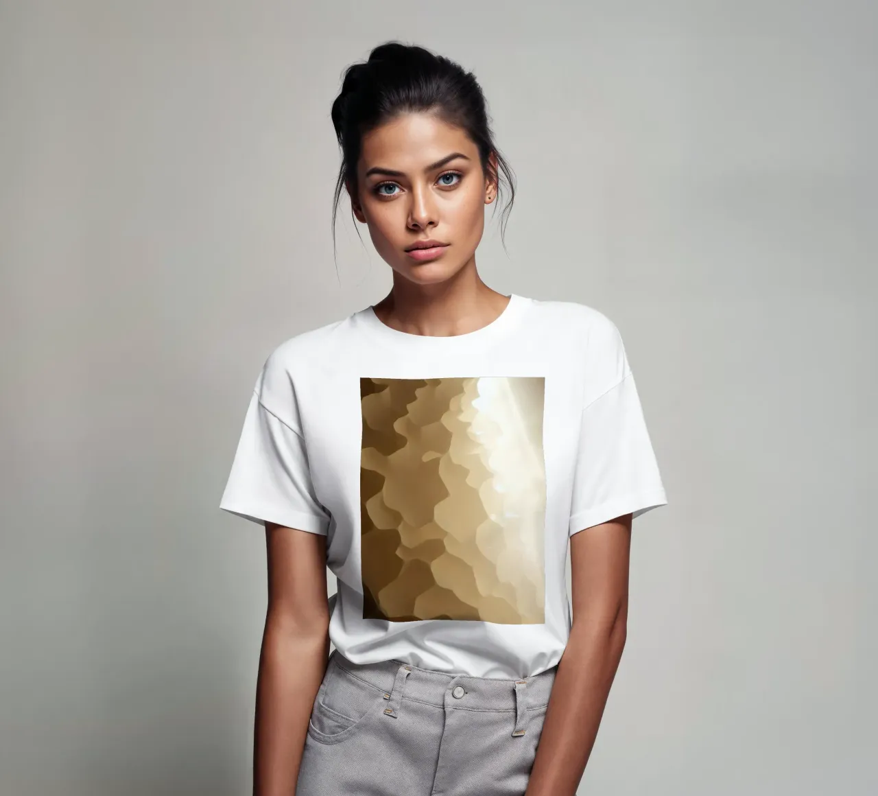 Honeycomb structure illuminated by soft light t-shirt by DesignDoodle