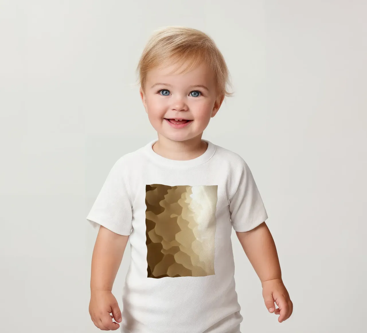 Honeycomb structure illuminated by soft light baby t-shirt by DesignDoodle