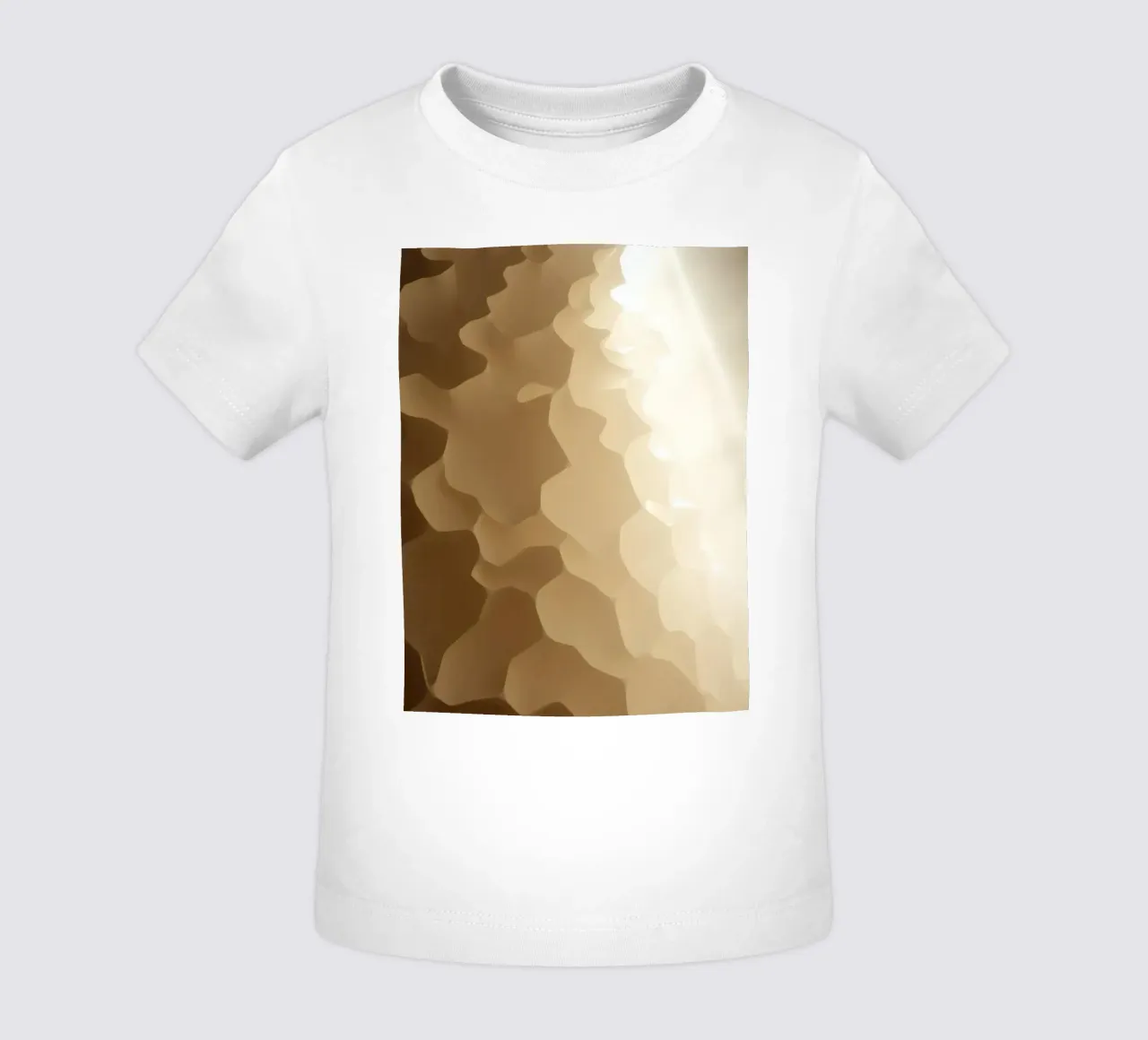 Honeycomb structure illuminated by soft light baby t-shirt by DesignDoodle