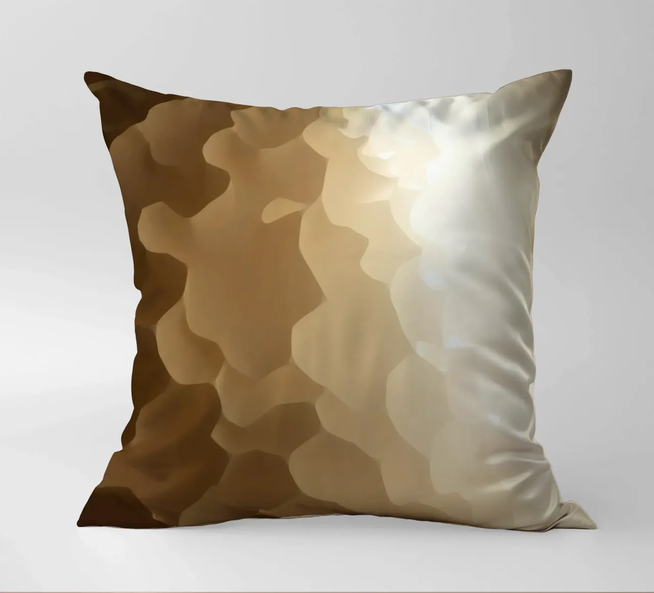 Honeycomb structure illuminated by soft light decorative cushion by DesignDoodle