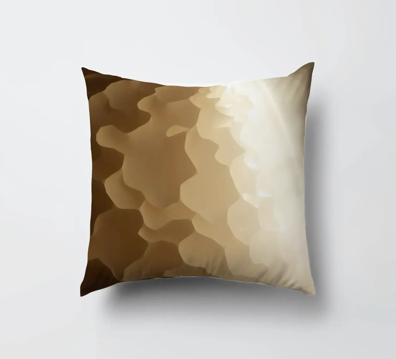 Honeycomb structure illuminated by soft light decorative cushion by DesignDoodle