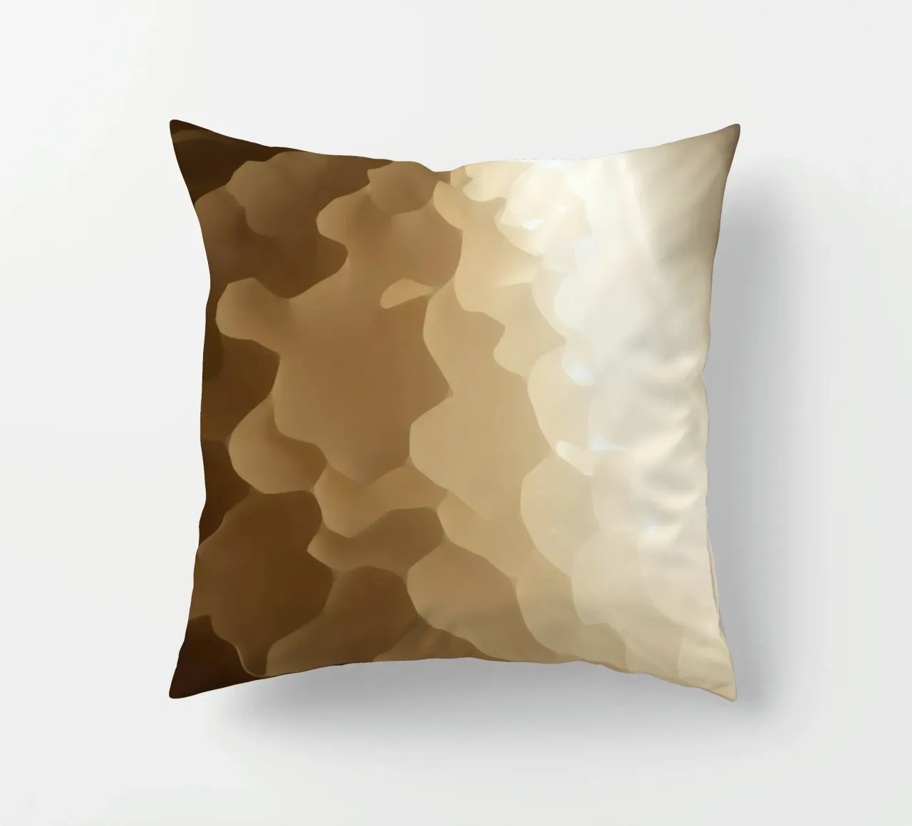 Honeycomb structure illuminated by soft light decorative cushion by DesignDoodle