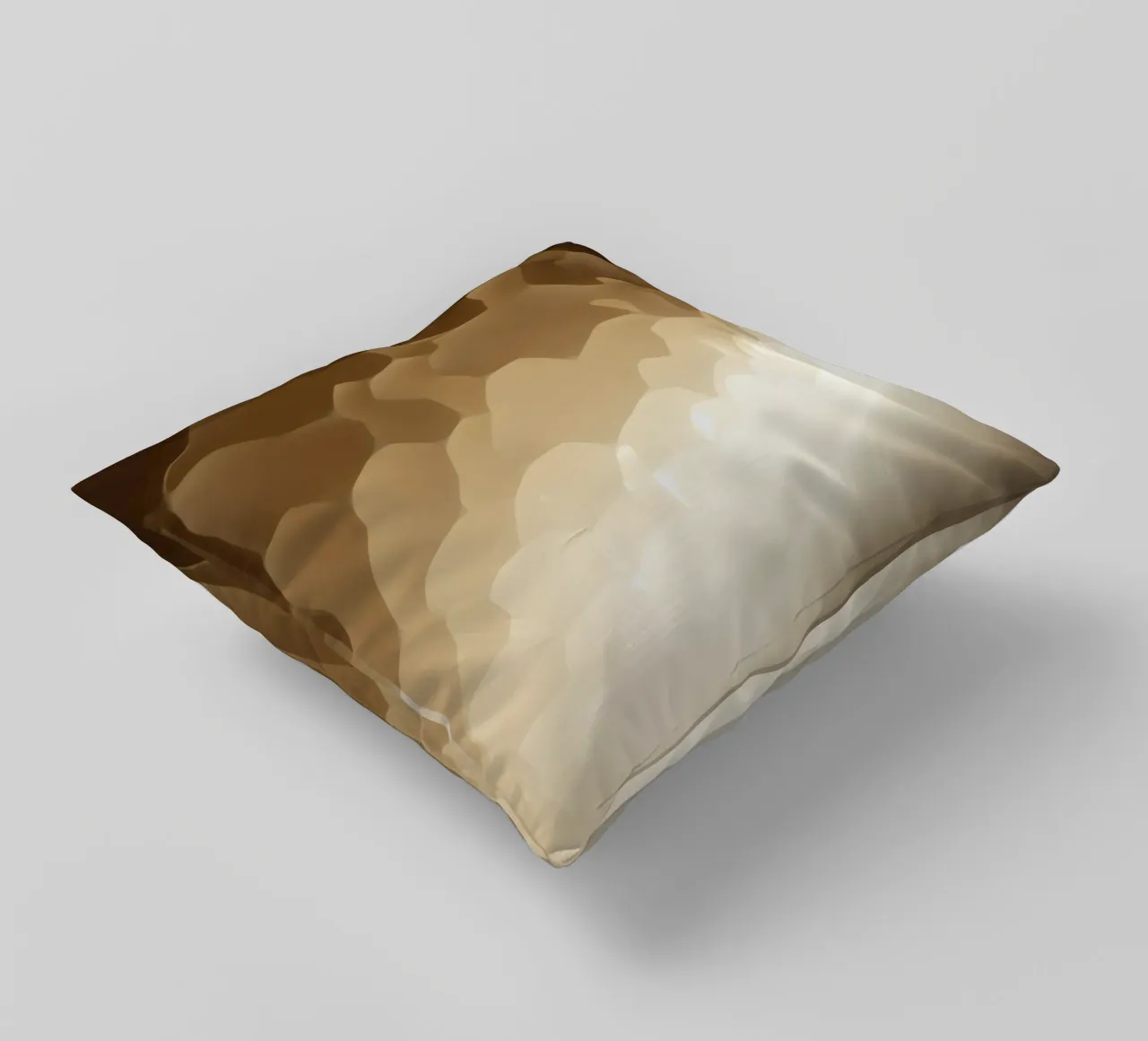 Honeycomb structure illuminated by soft light decorative cushion by DesignDoodle