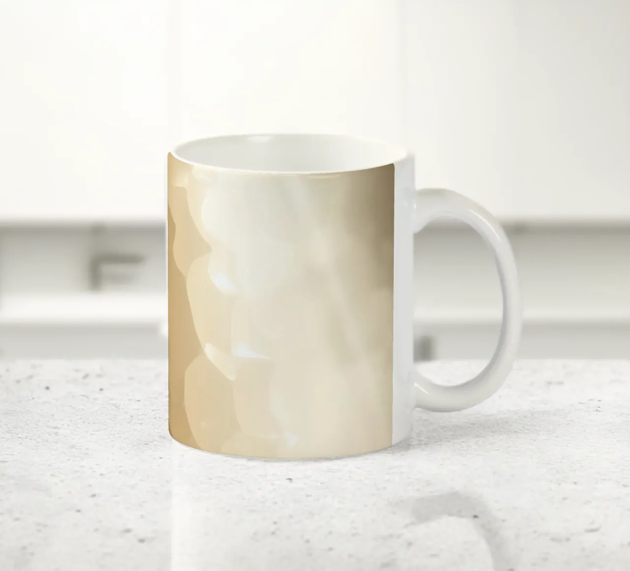 Structure en nid d'abeille éclairée par une lumière douce mug en céramique de DesignDoodle