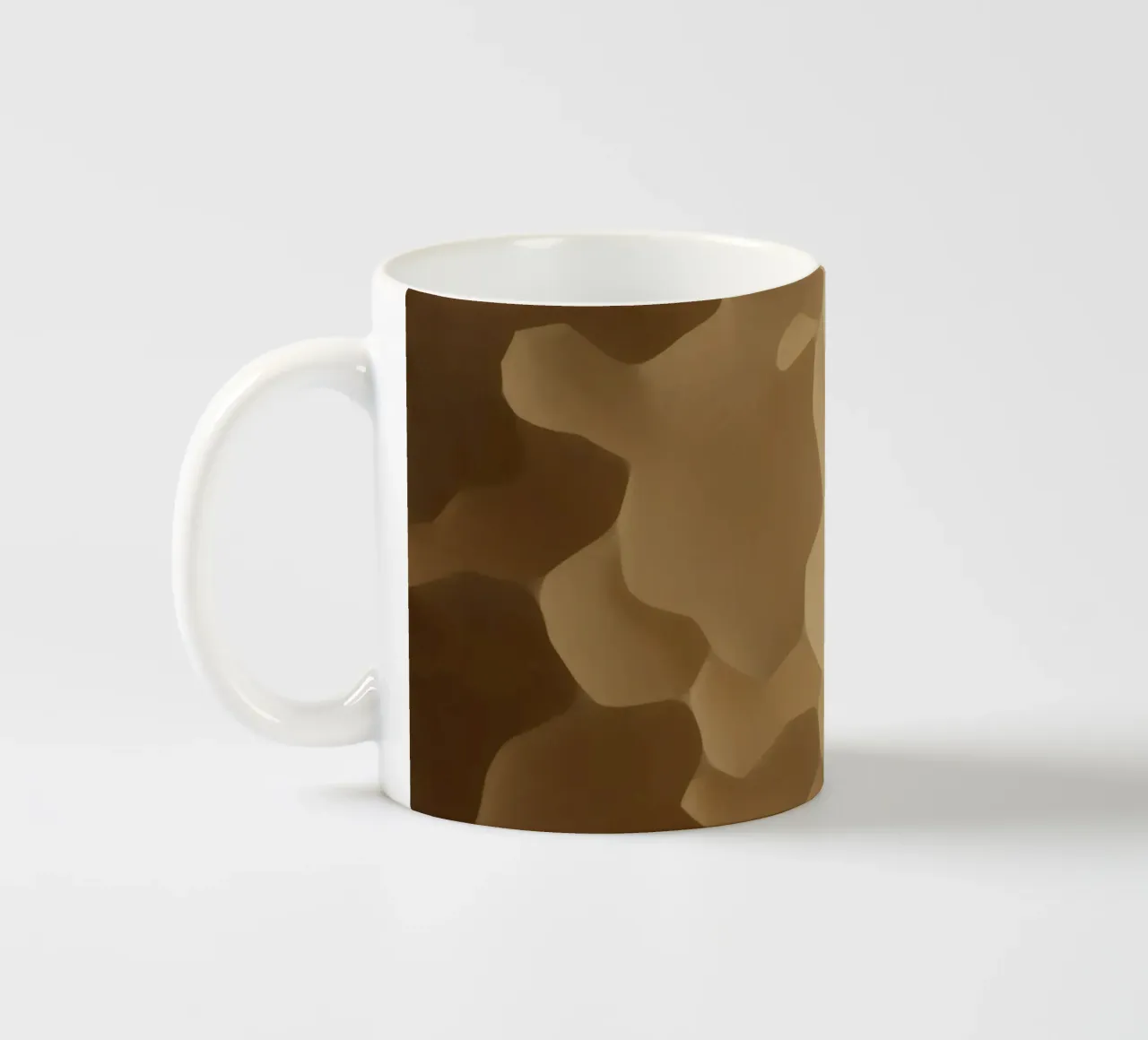 Structure en nid d'abeille éclairée par une lumière douce mug en céramique de DesignDoodle