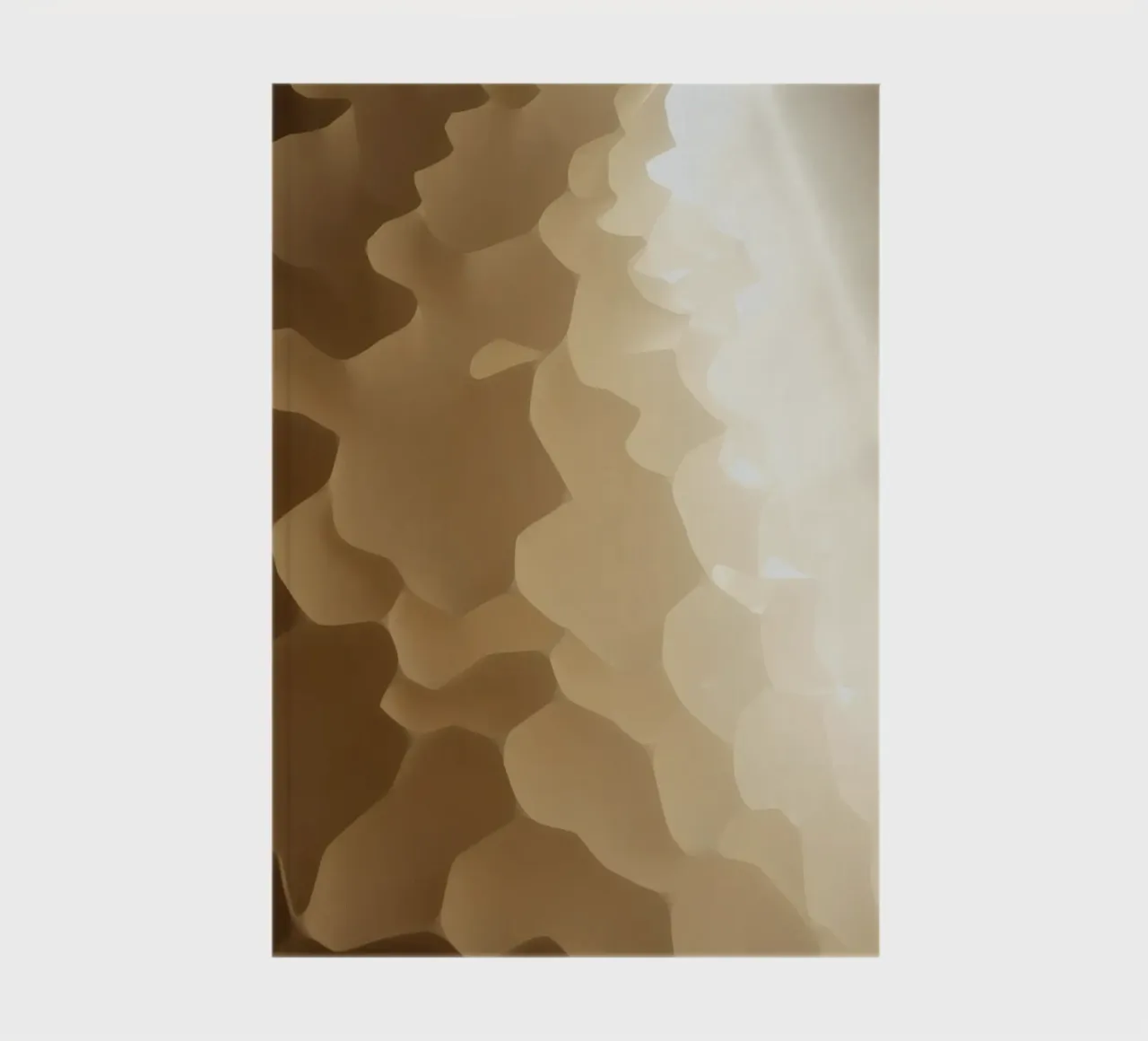 Honeycomb structure illuminated by soft light notebook by DesignDoodle