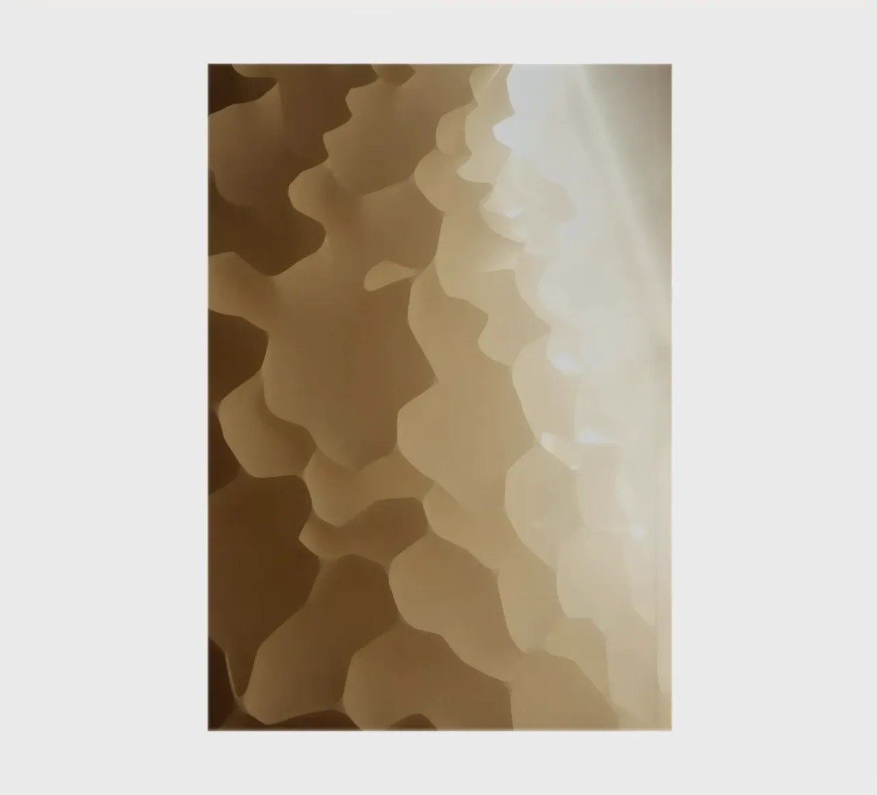 Honeycomb structure illuminated by soft light notebook by DesignDoodle