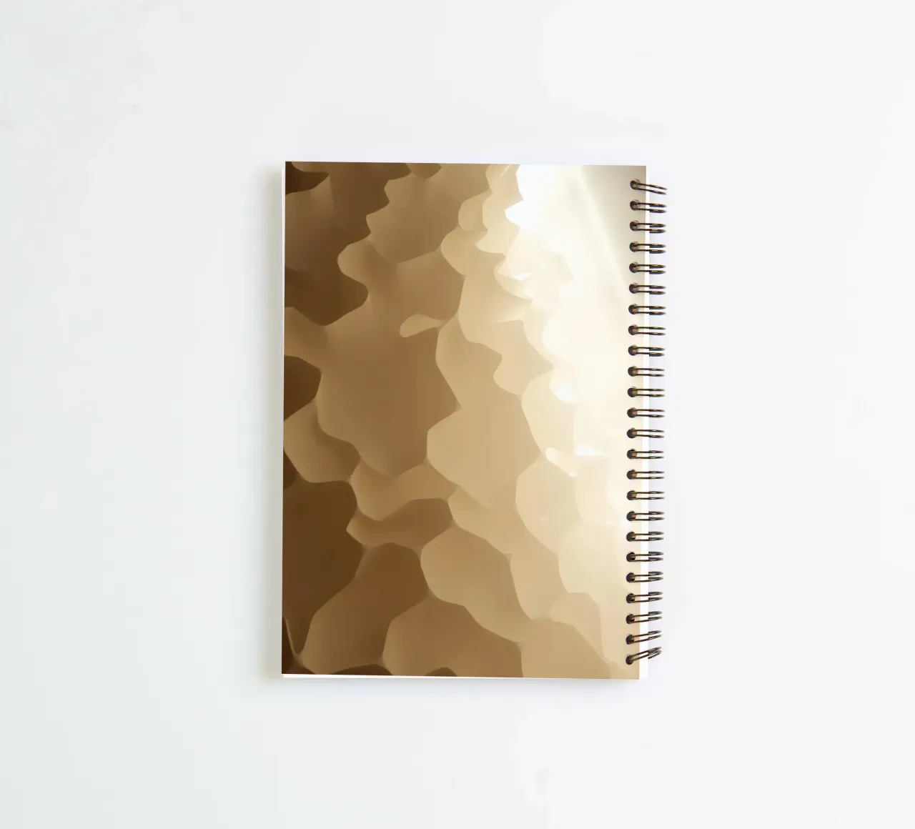 Honeycomb structure illuminated by soft light spiral notebook by DesignDoodle