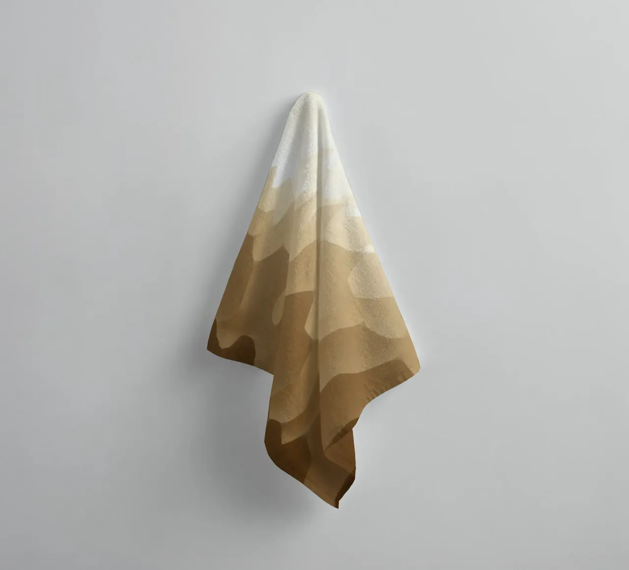 Structure en nid d'abeille éclairée par une lumière douce serviette de bain de DesignDoodle