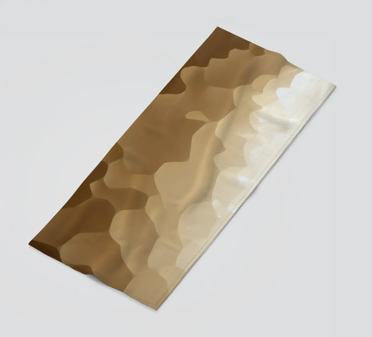 Honeycomb structure illuminated by soft light beach towel by DesignDoodle