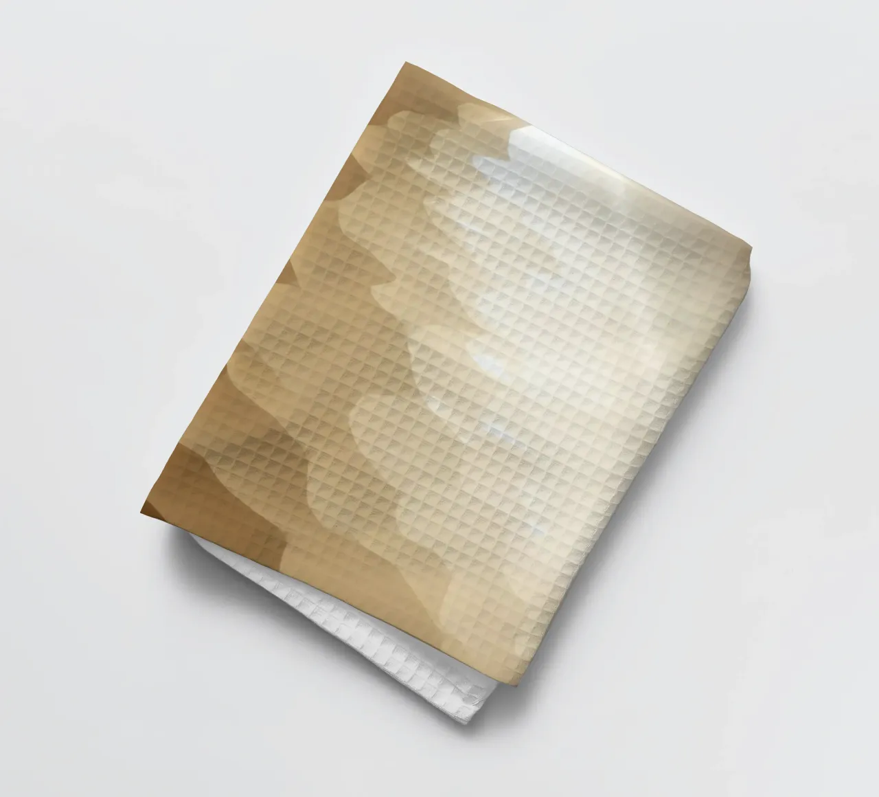 Structure en nid d'abeille éclairée par une lumière douce torchon de DesignDoodle