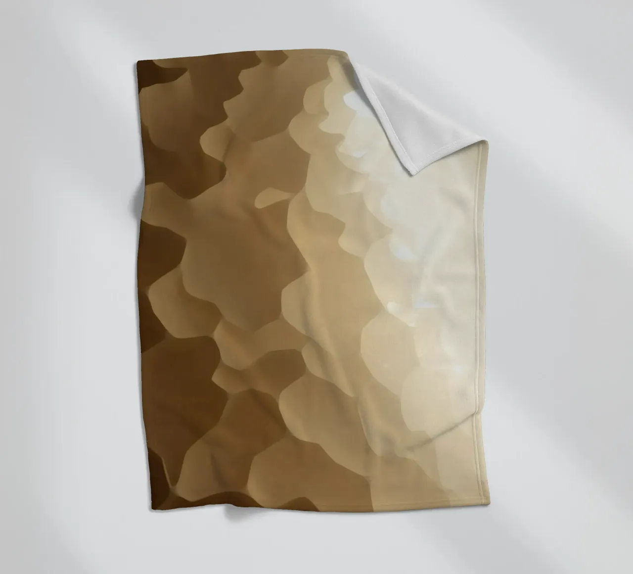 Honeycomb structure illuminated by soft light fleece blanket by DesignDoodle