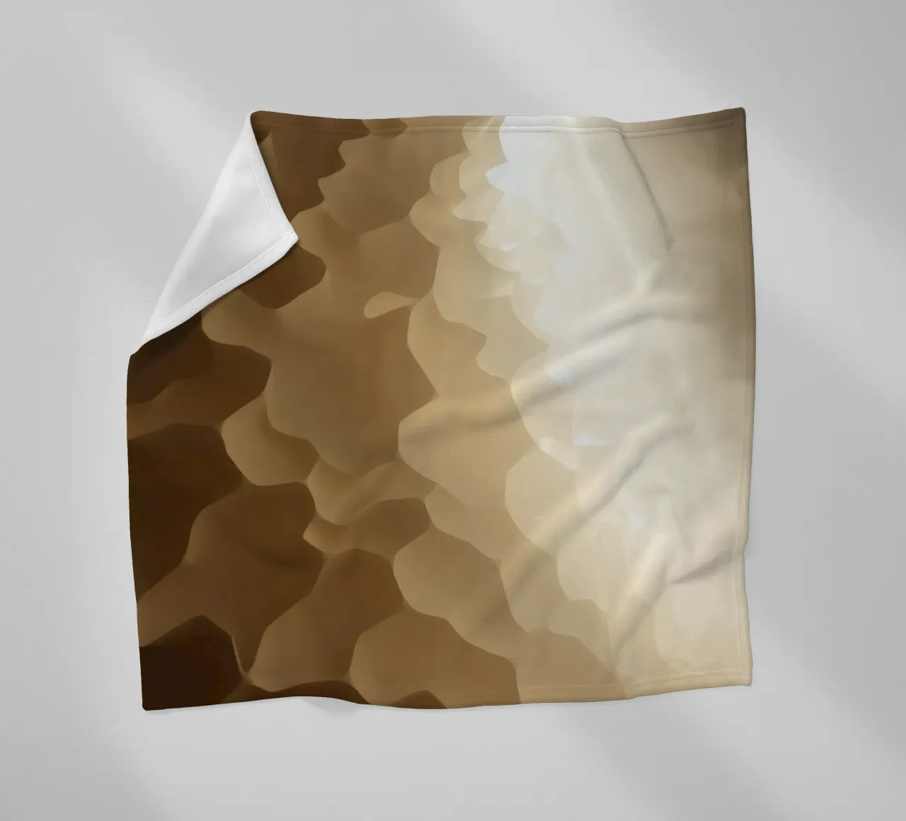 Honeycomb structure illuminated by soft light fleece blanket by DesignDoodle
