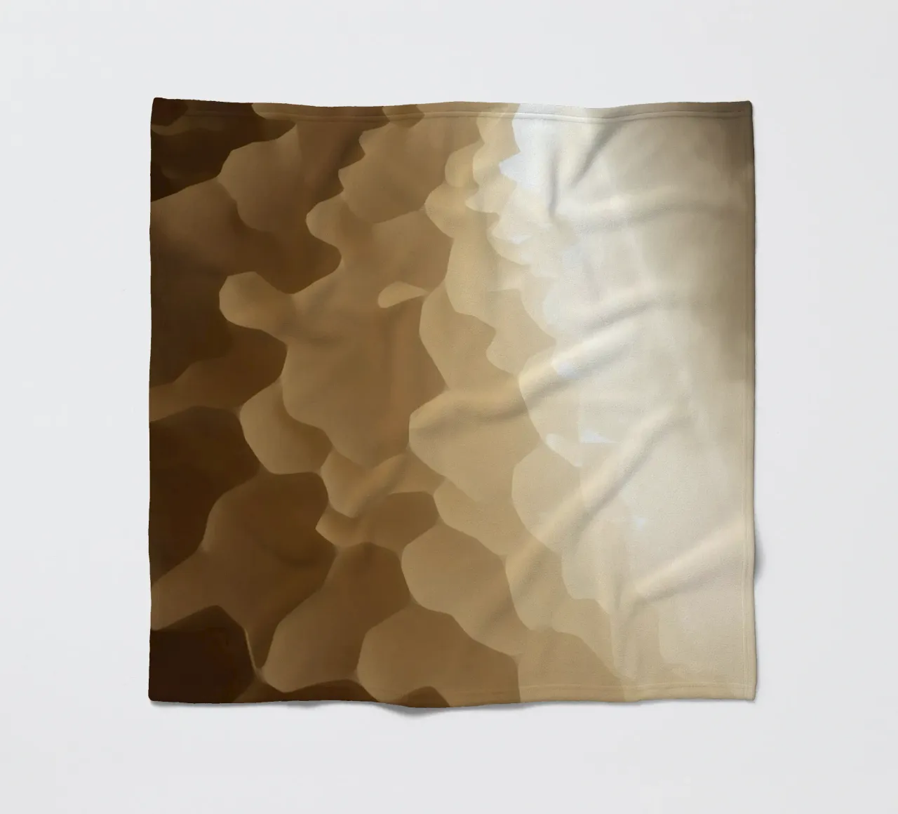 Honeycomb structure illuminated by soft light fleece blanket by DesignDoodle