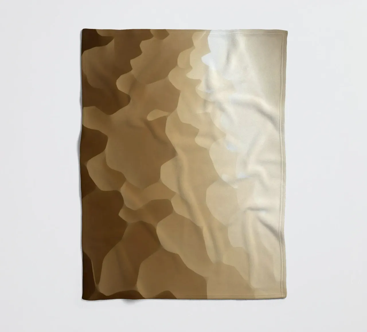 Honeycomb structure illuminated by soft light fleece blanket by DesignDoodle