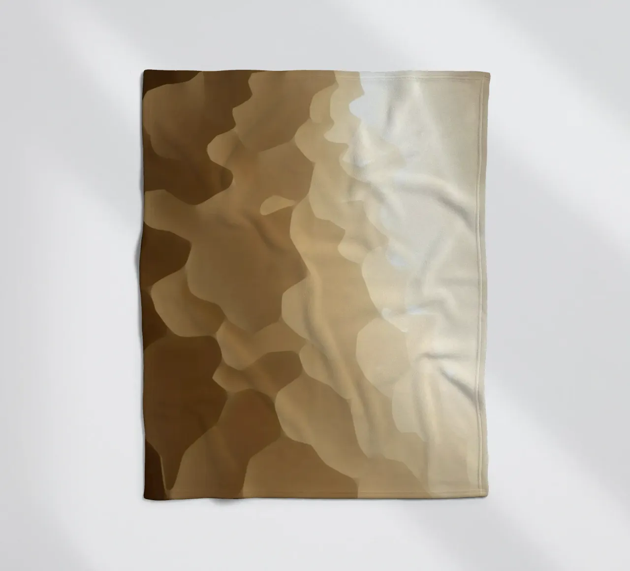 Honeycomb structure illuminated by soft light fleece blanket by DesignDoodle