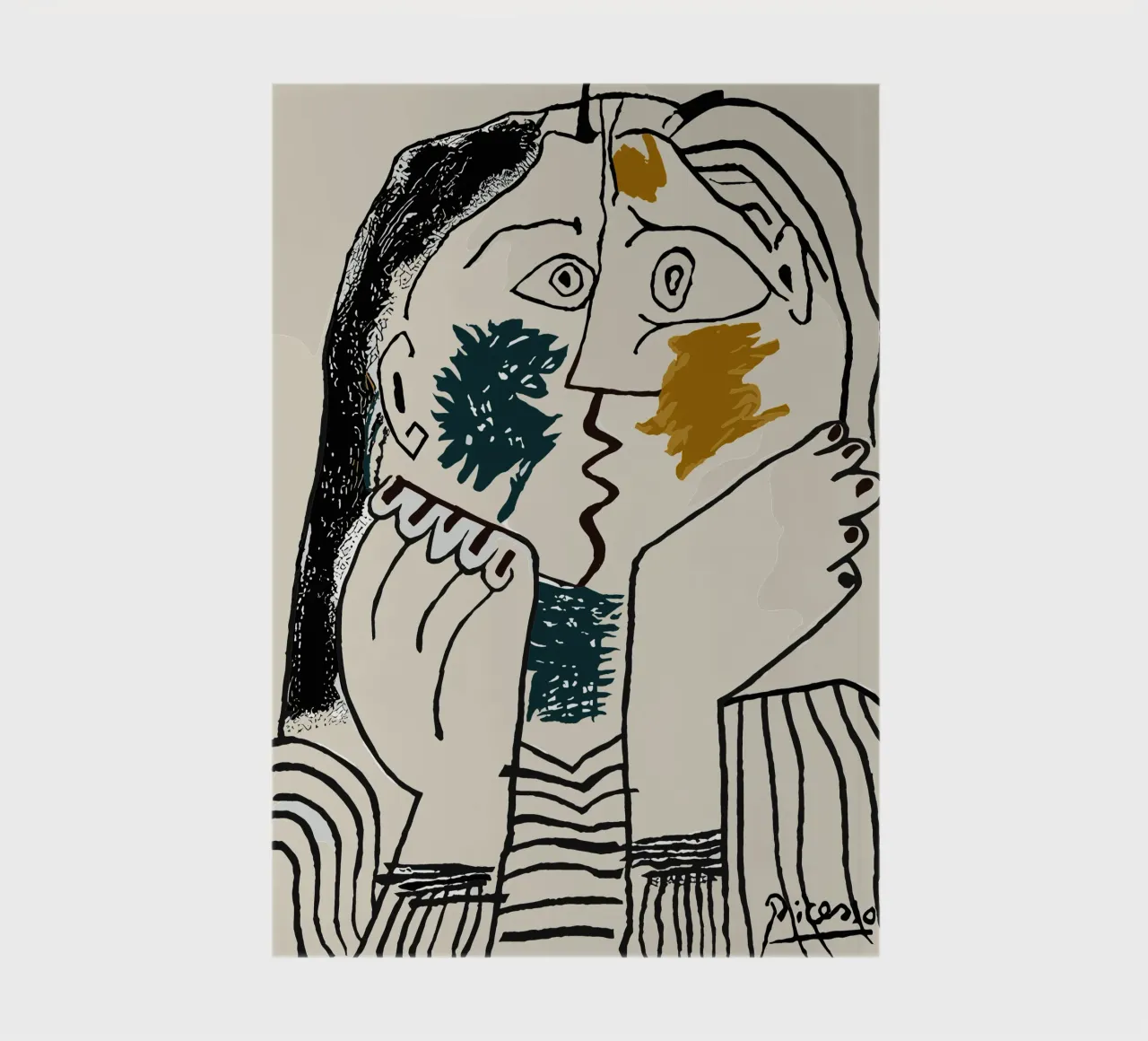 Two in One - Cubist world of ideas notebook by Kunst und Kontrast
