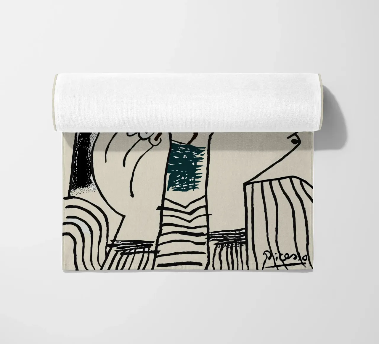 Due in uno - Il mondo delle idee cubiste telo mare da Kunst und Kontrast