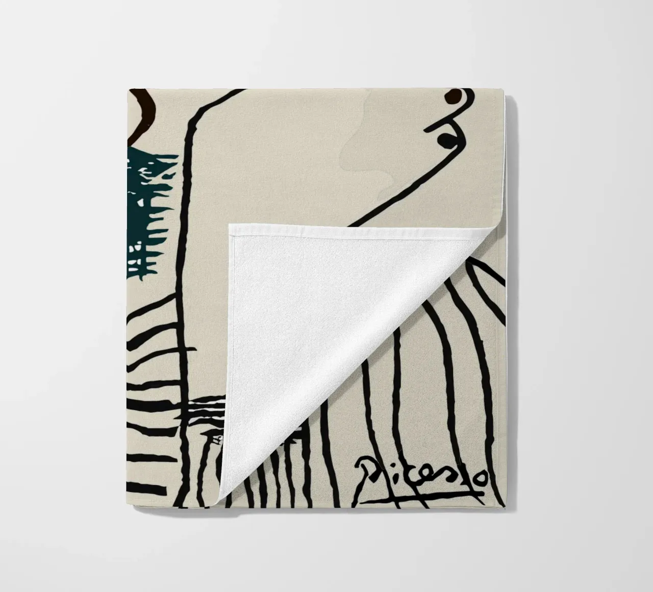 Due in uno - Il mondo delle idee cubiste telo mare da Kunst und Kontrast