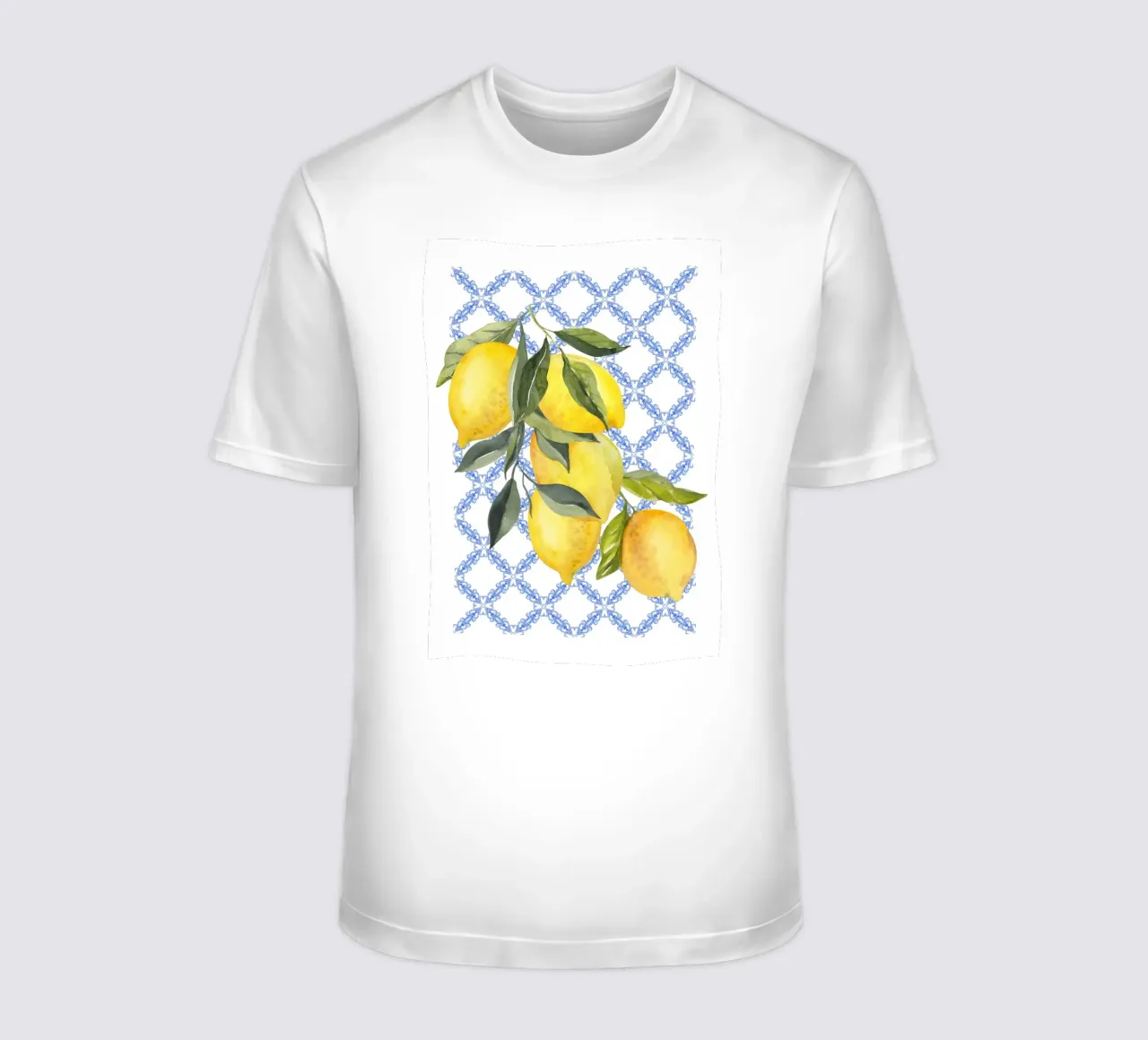 Italian art, Italian theme, La Dolce Vita, lemon poster t-shirt by Bella Studio