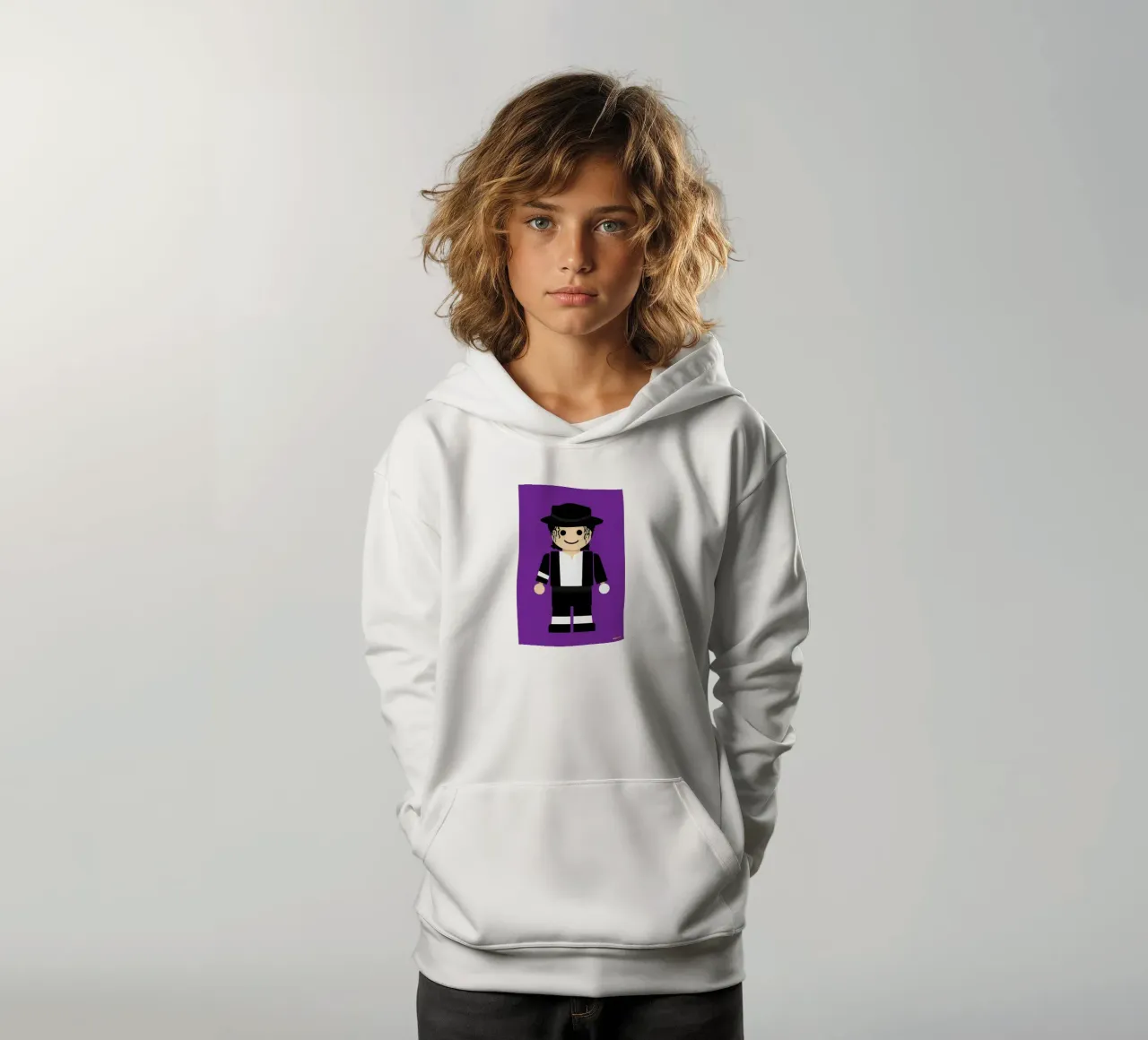 Michael Jackson Toy felpa bambino con cappuccio da Rafa Gomes