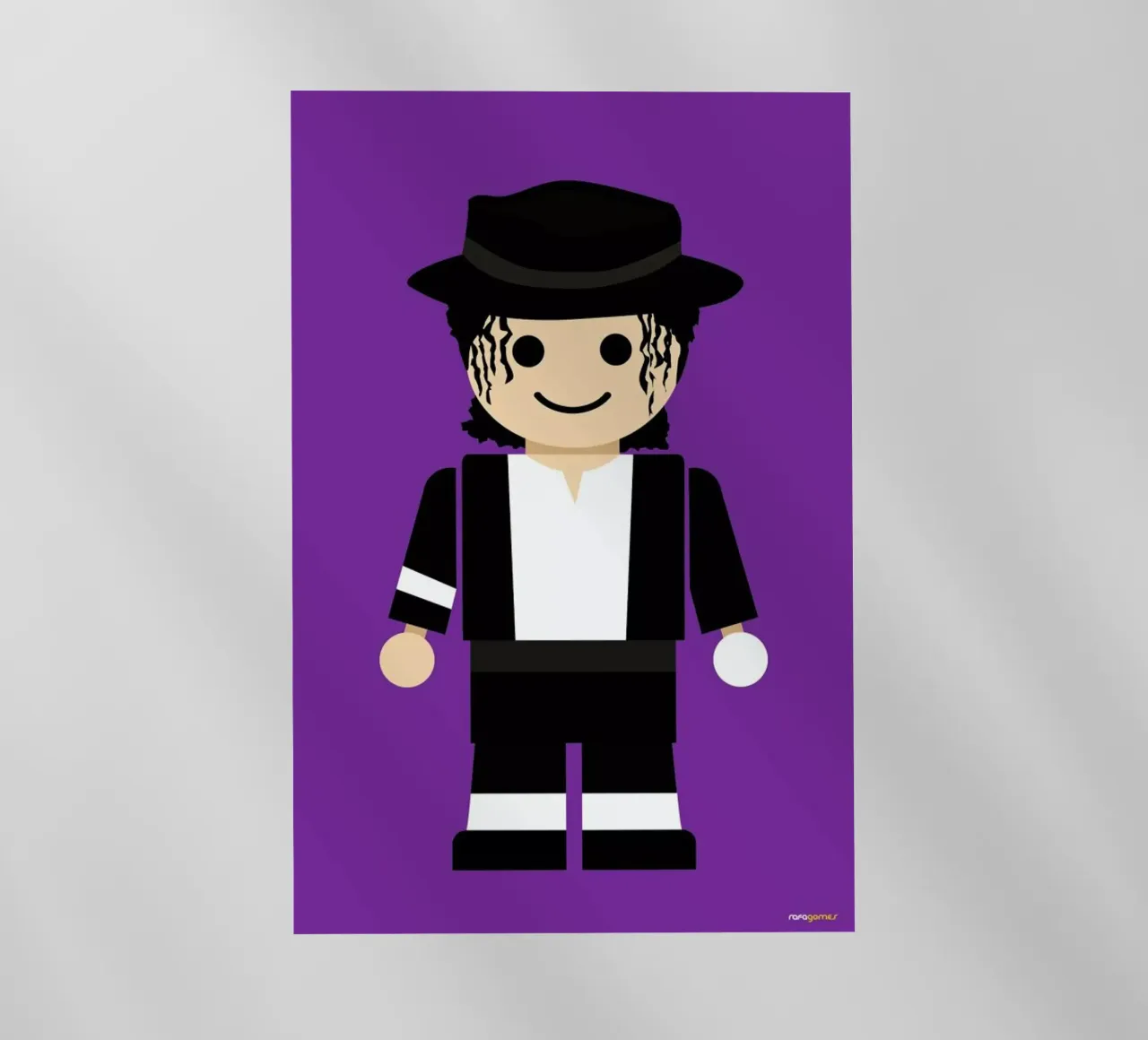 Michael Jackson Toy pellicola backlit da Rafa Gomes