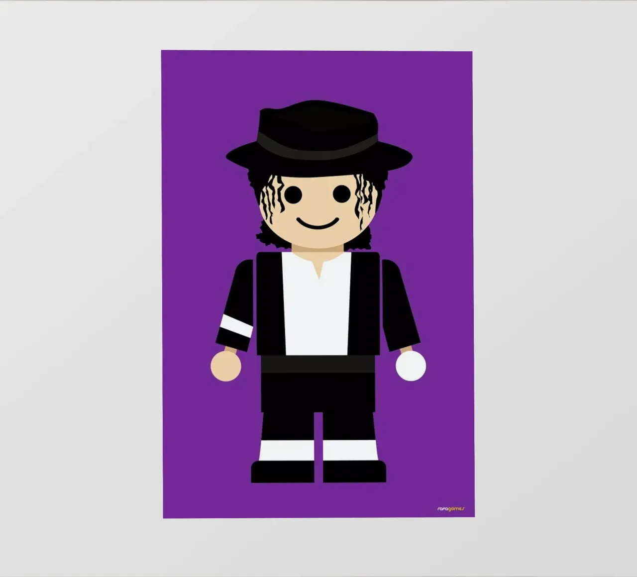 Michael Jackson Toy pellicola backlit da Rafa Gomes