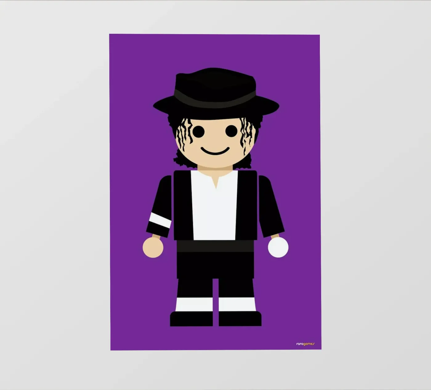 Michael Jackson Toy pellicola backlit da Rafa Gomes
