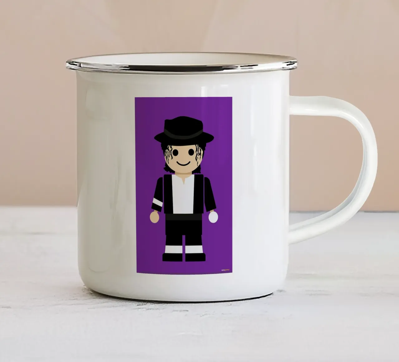 Michael Jackson Toy tazza in smalto da Rafa Gomes
