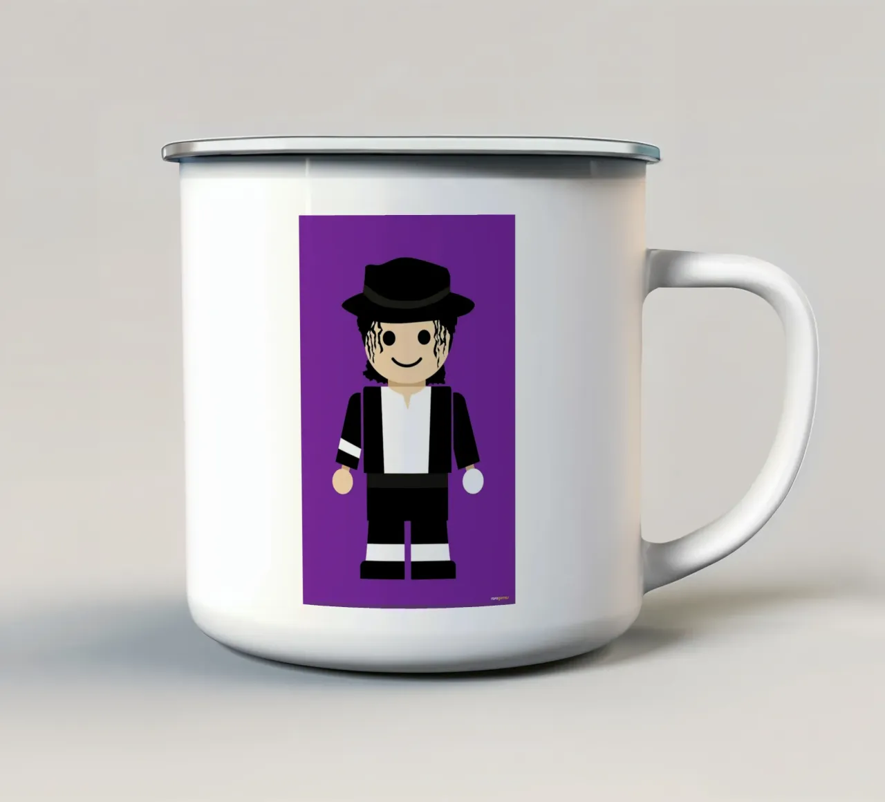 Michael Jackson Toy tazza in smalto da Rafa Gomes