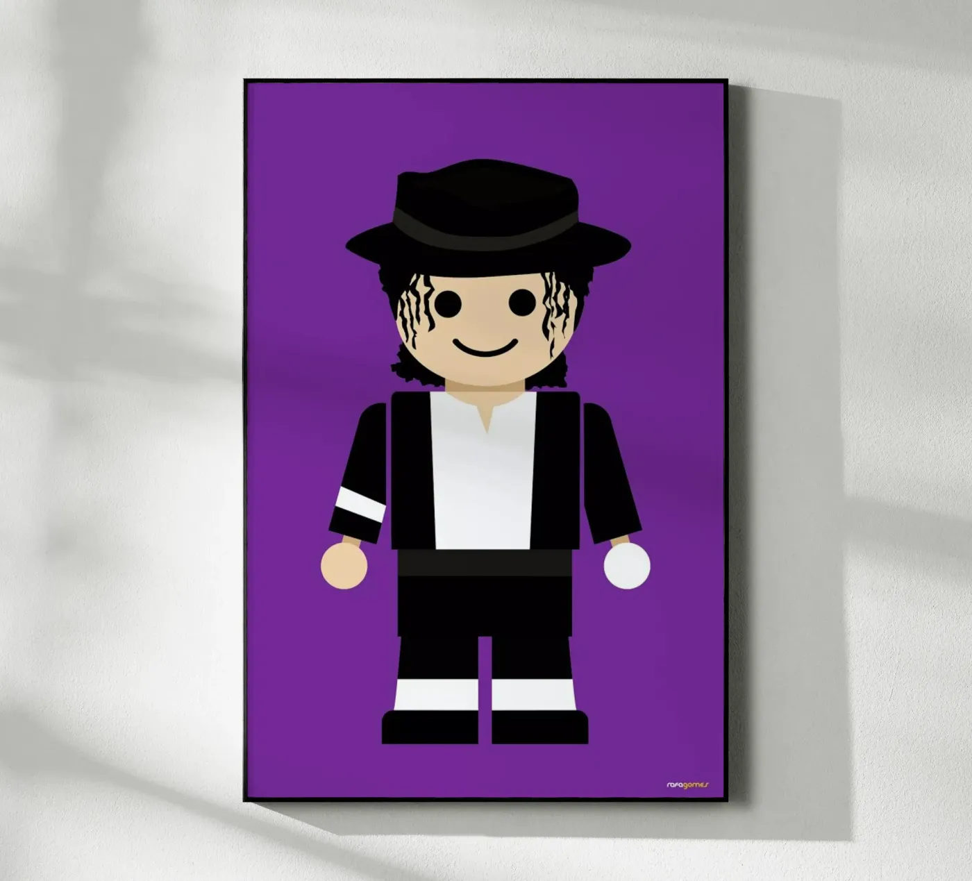 Michael Jackson Toy acryl van Rafa Gomes