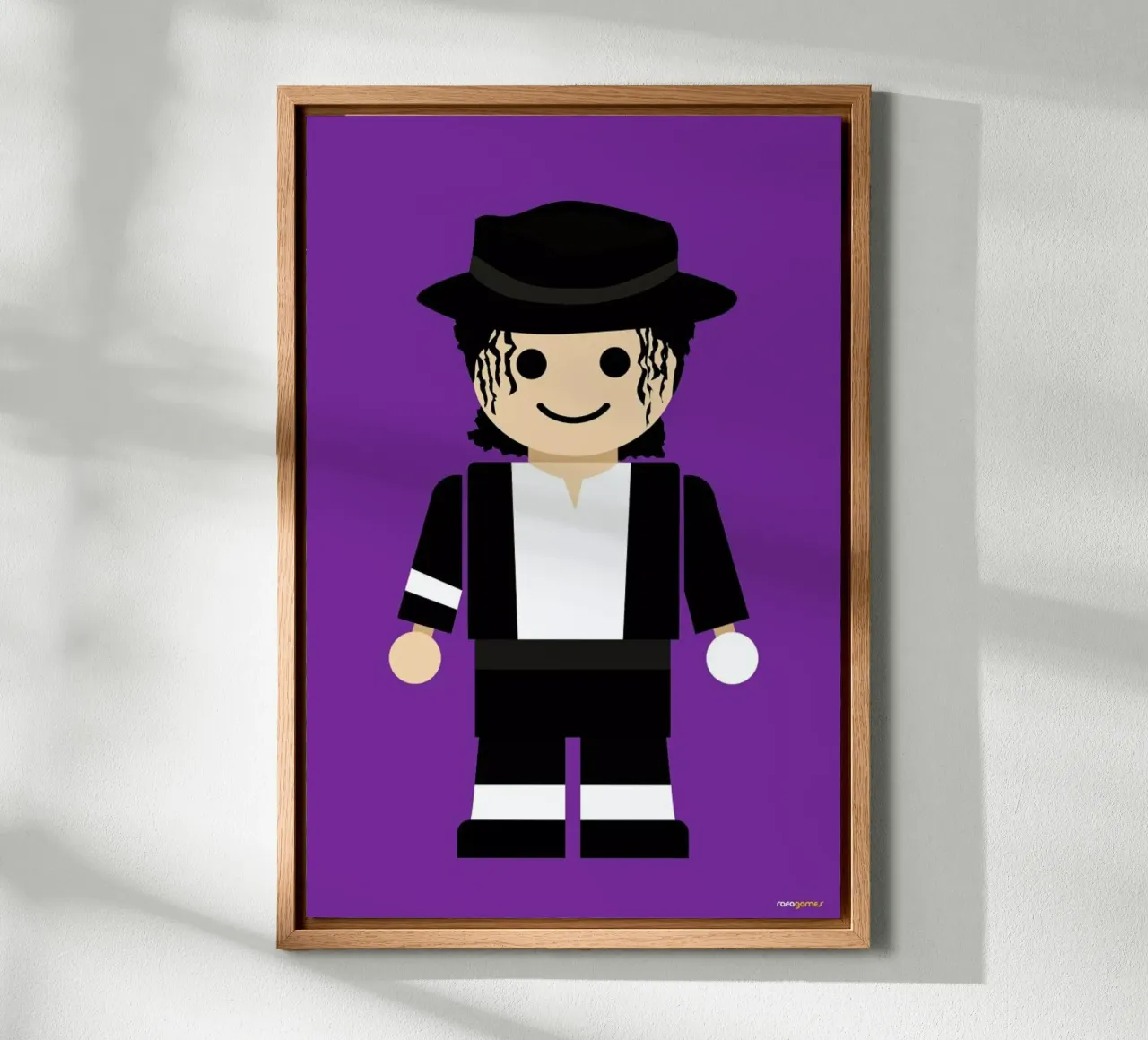 Michael Jackson Toy canvas van Rafa Gomes